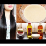 EASY HAIR PACK RECIPE FOR STRAIGHT HAIR