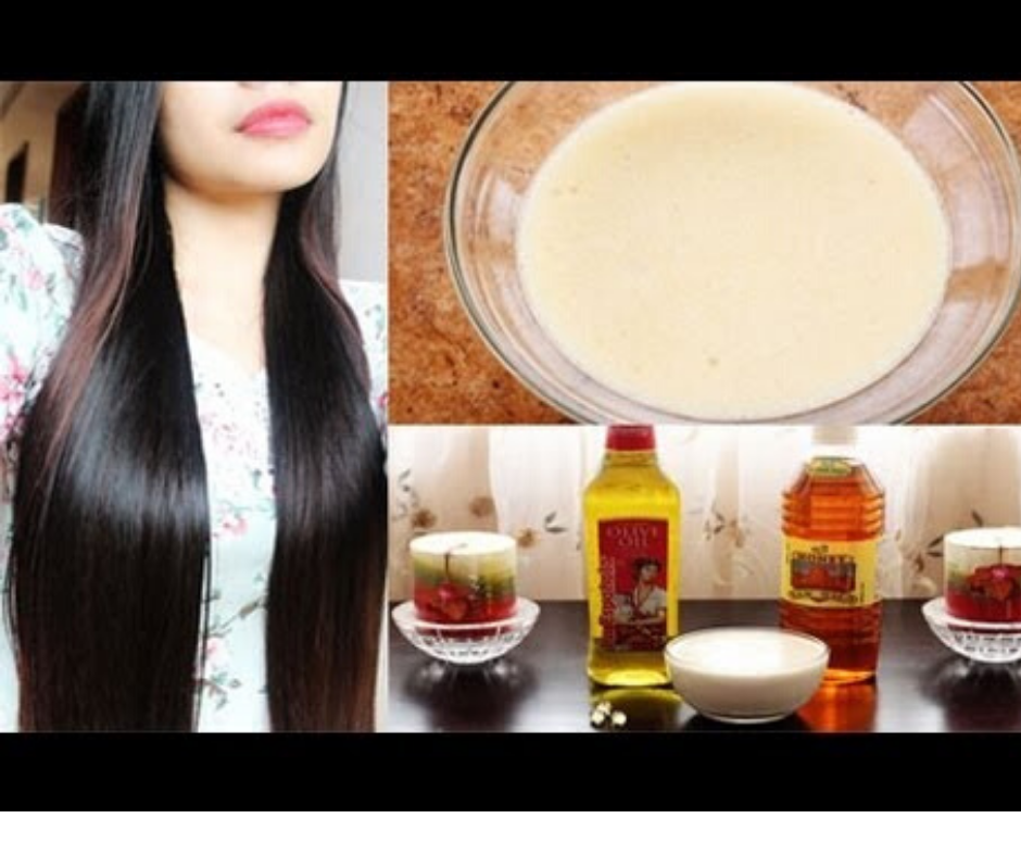 EASY HAIR PACK RECIPE FOR STRAIGHT HAIR