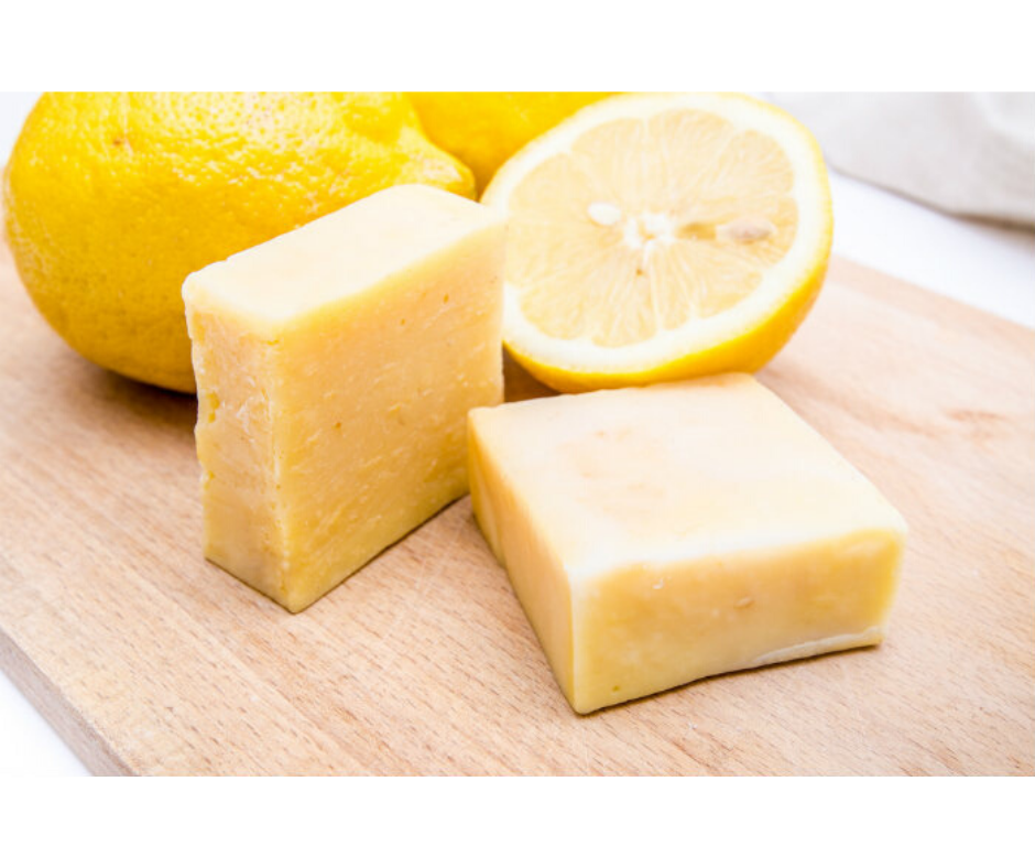 DIY HOMEMADE LEMON ZEST SOAP