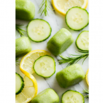 DIY CUCUMBER MASK CUBES FOR SUNBURNT SKIN
