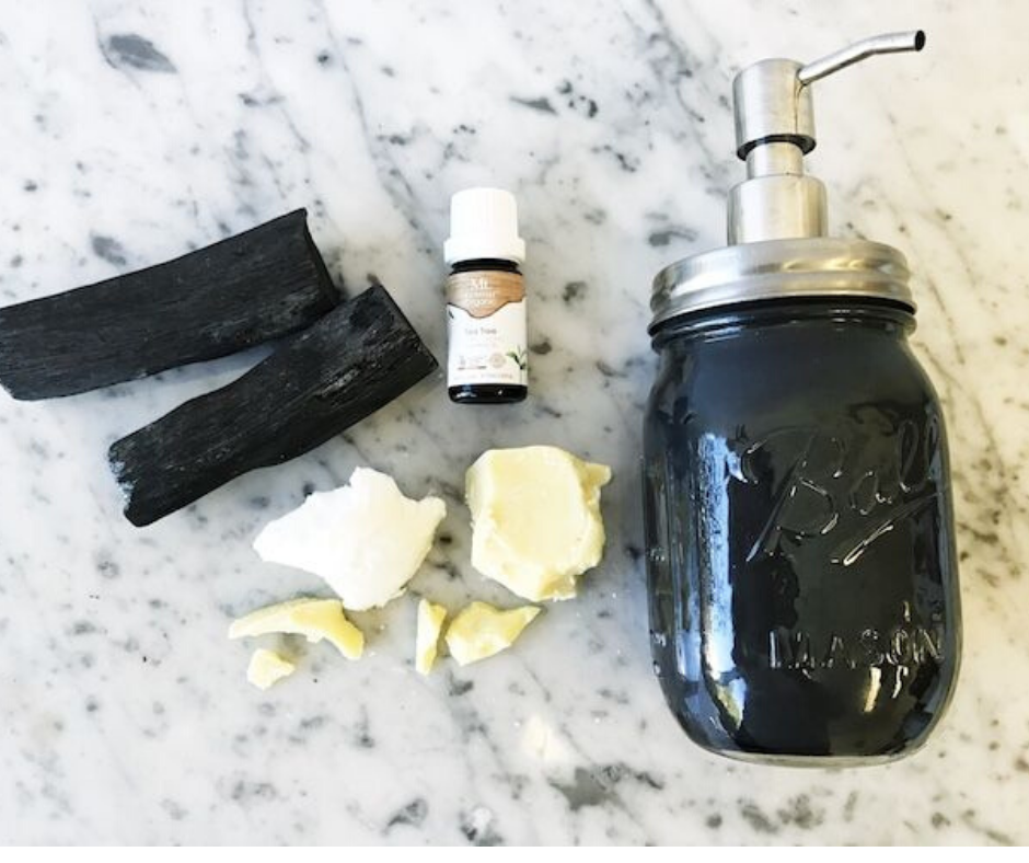 DIY CHARCOAL FACE WASH FOR GLOWING SKIN