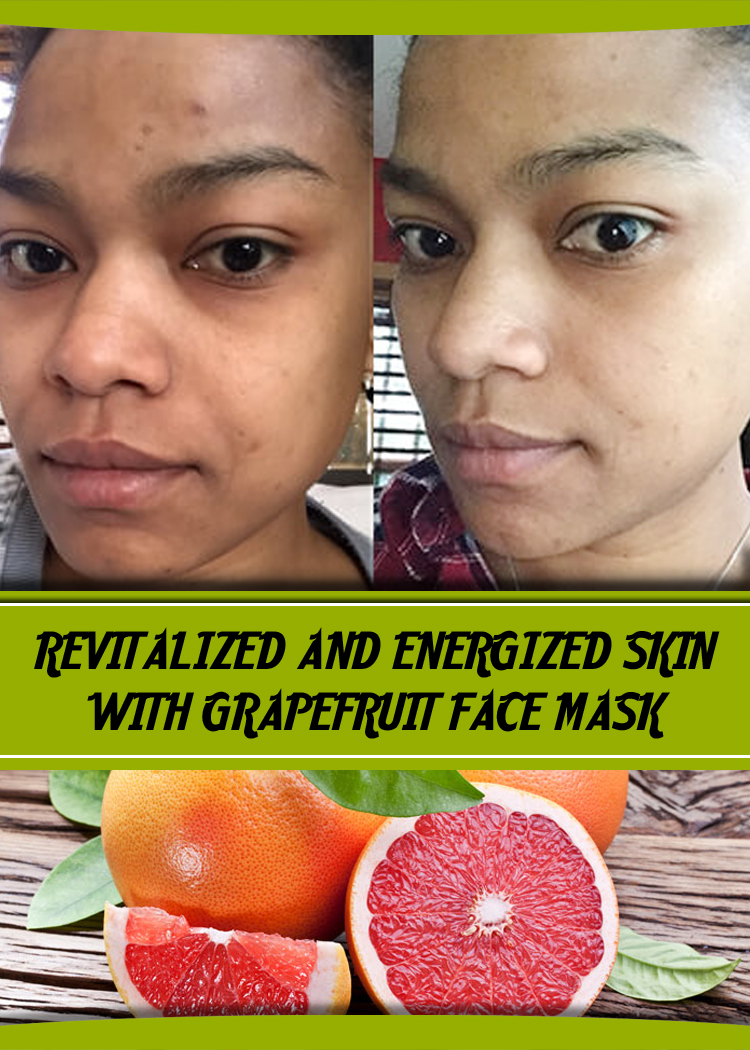 REVITALIZED AND ENERGIZED SKIN WITH GRAPEFRUIT FACE MASK