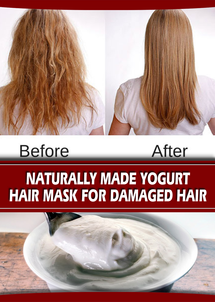 NATURALLY MADE YOGURT HAIR MASK FOR DAMAGED HAIR