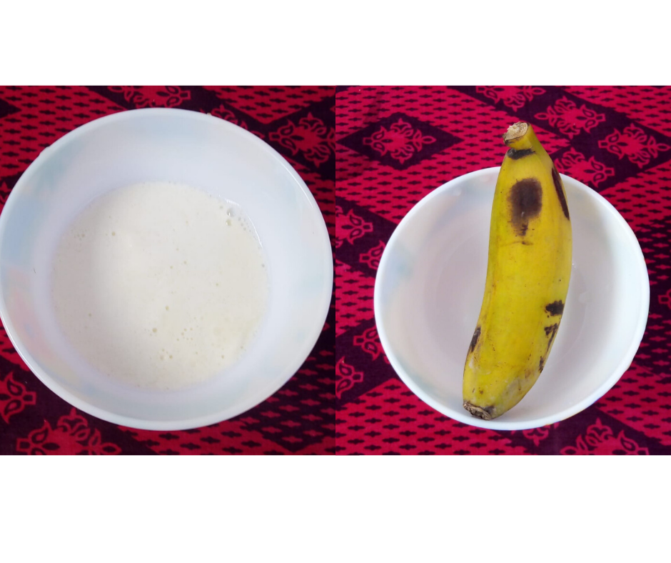 DIY BANANA MASK FOR HAIR STRAIGHTENING