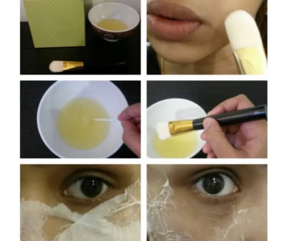 DIY EGG WHITE MASK FOR CLOGGED PORES