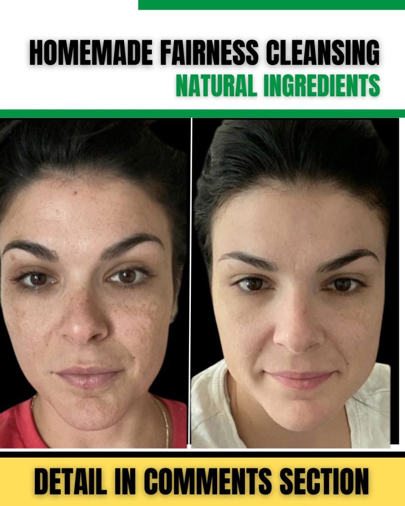 homemade fairness cleansing