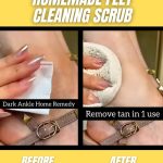 homemade feet cleaning scrub