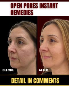 open pores