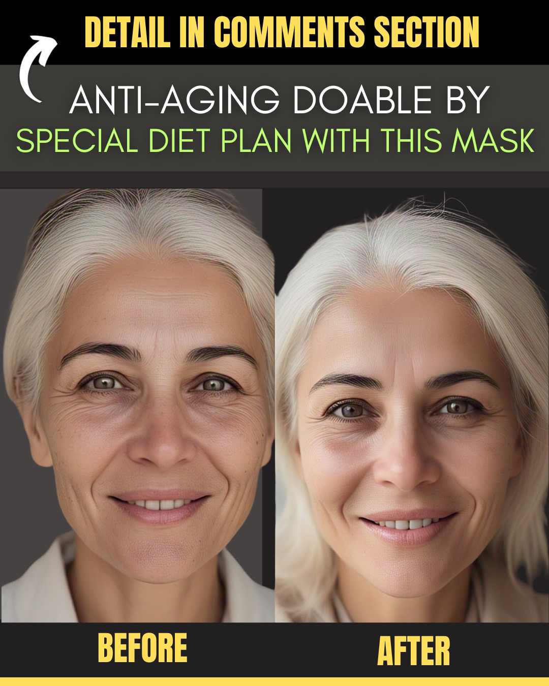 Anti-Aging Doable by Special Diet Plan with This Mask - V Beautify