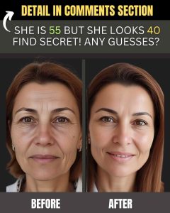 SHE IS 55 BUT SHE LOOKS 40 FIND SECRET!
