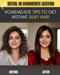 Instant Home Remedies for Homemade Tips to Get Instant Silky Hair