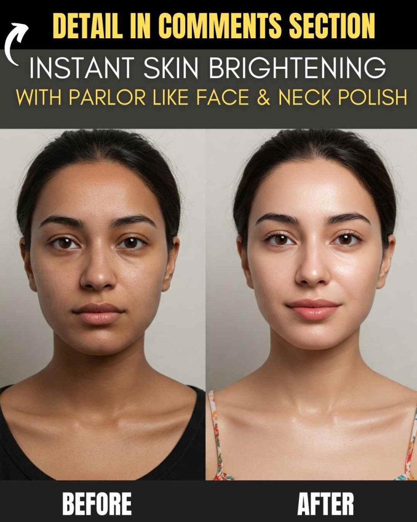 Instant Skin Brightening with Parlor-Like Face & Neck Polish (Homemade Remedies)