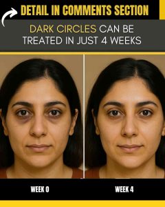 DARK CIRCLES CAN BE TREATED IN JUST 4 WEEKS