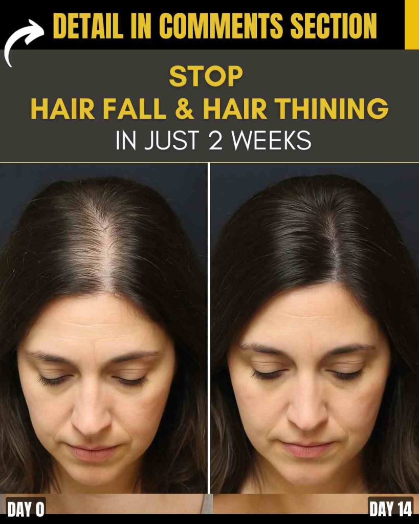 STOP HAIR FALL AND HAIR THINNING IN JUST 2 WEEKS