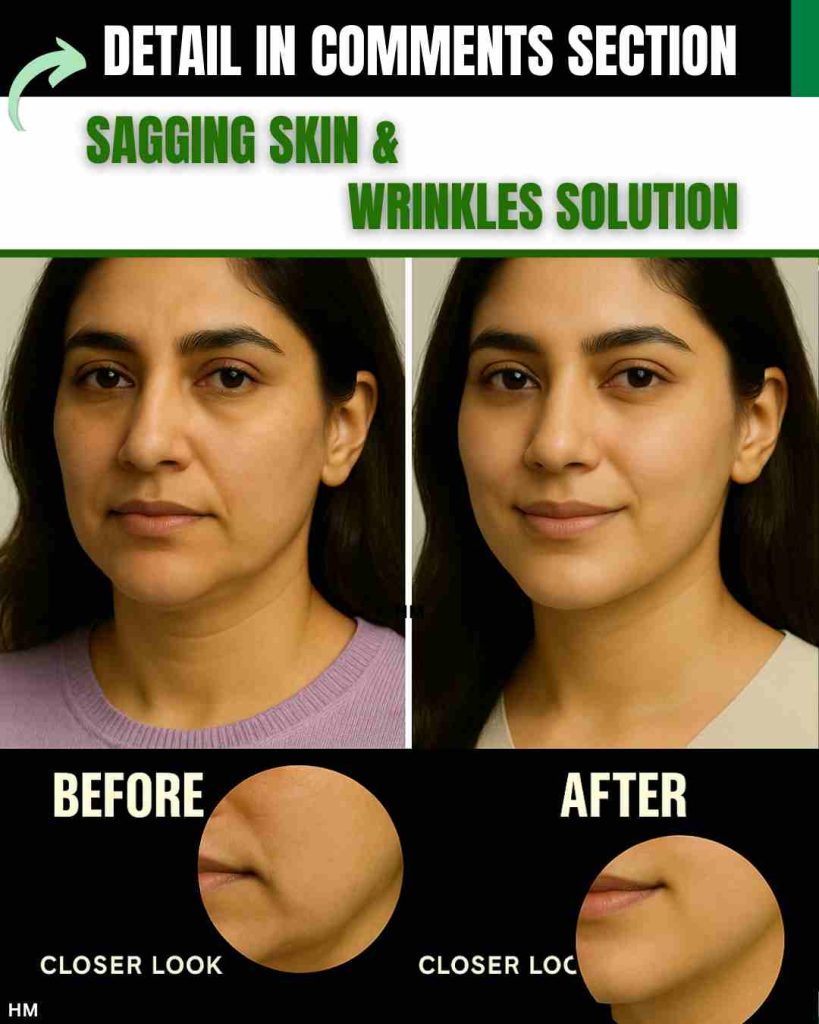 SAGGING SKIN & WRINKLES SOLUTION – NATURAL REMEDIES BY SKIN TYPE