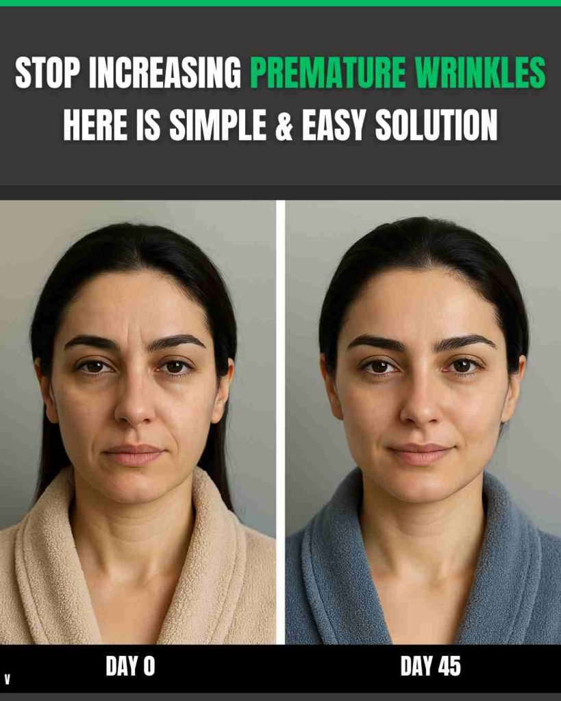 STOP INCREASING PREMATURE WRINKLES: HERE IS A SIMPLE & EASY SOLUTION WITH DETAILED DIET PLAN