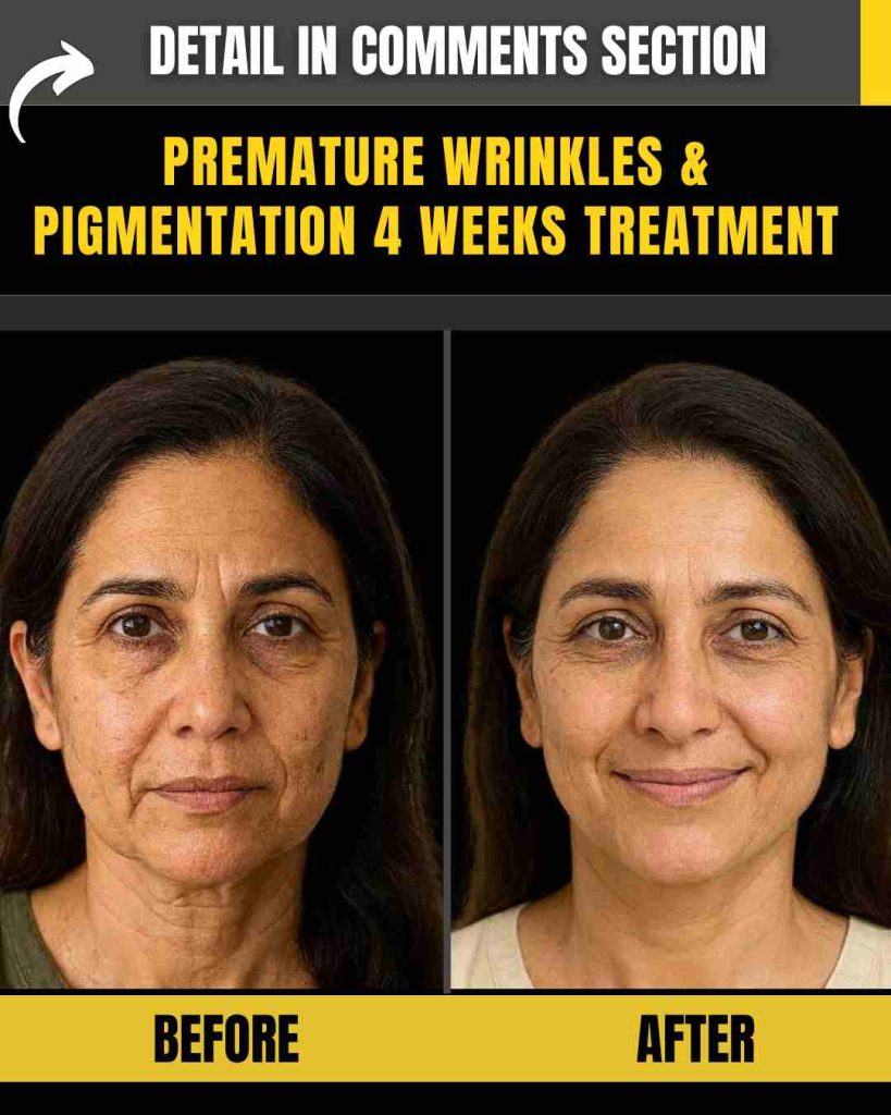 PREMATURE WRINKLES & PIGMENTATION – 4 WEEKS NATURAL TREATMENT BY SKIN TYPE