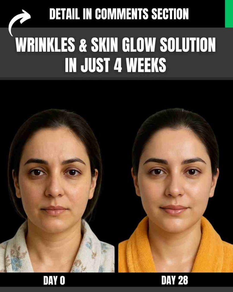 WRINKLES & SKIN GLOW SOLUTION IN JUST 4 WEEKS