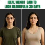 IDEAL WEIGHT GAIN TO LOOK BEAUTIFUL IN 30 DAYS