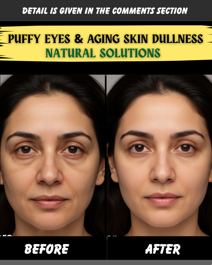 Puffy Eyes & Aging Skin Dullness: Natural Remedies by Skin Type
