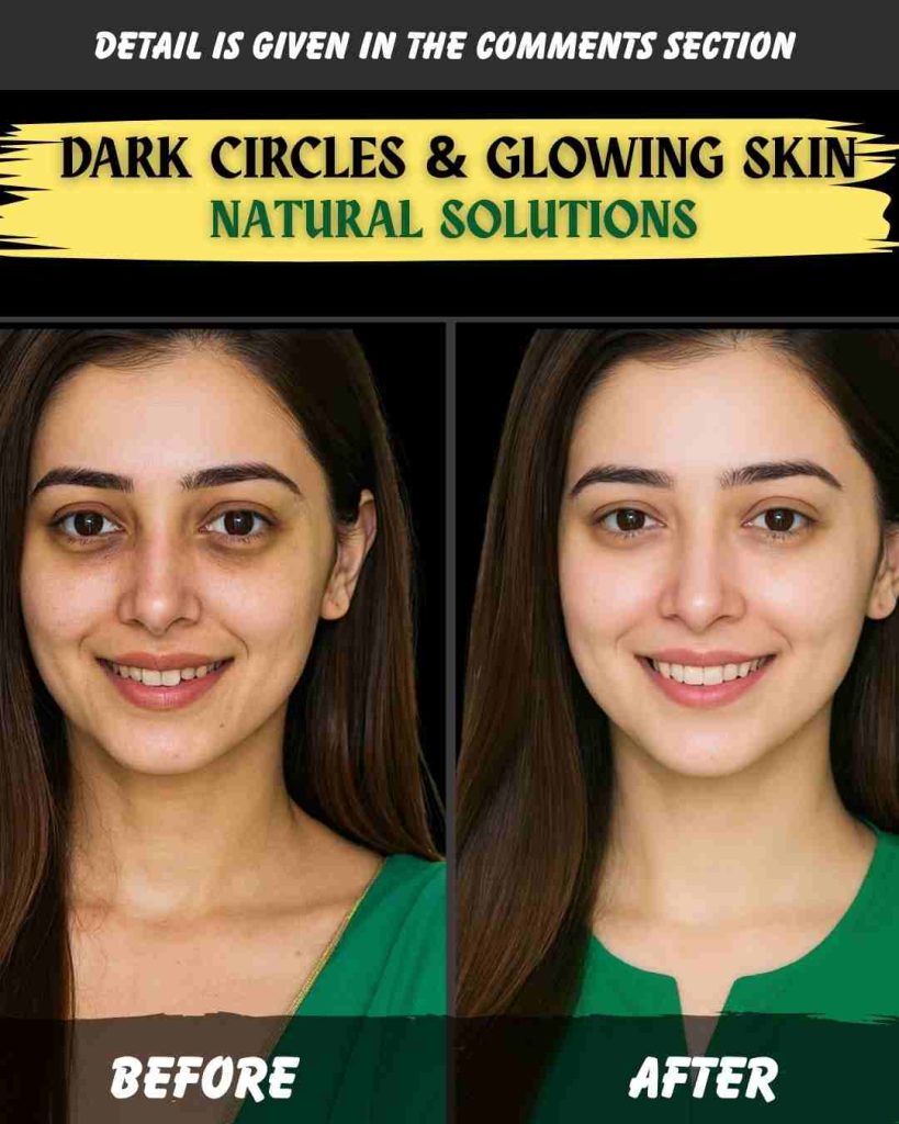 DARK CIRCLE AND GLOWING SKIN