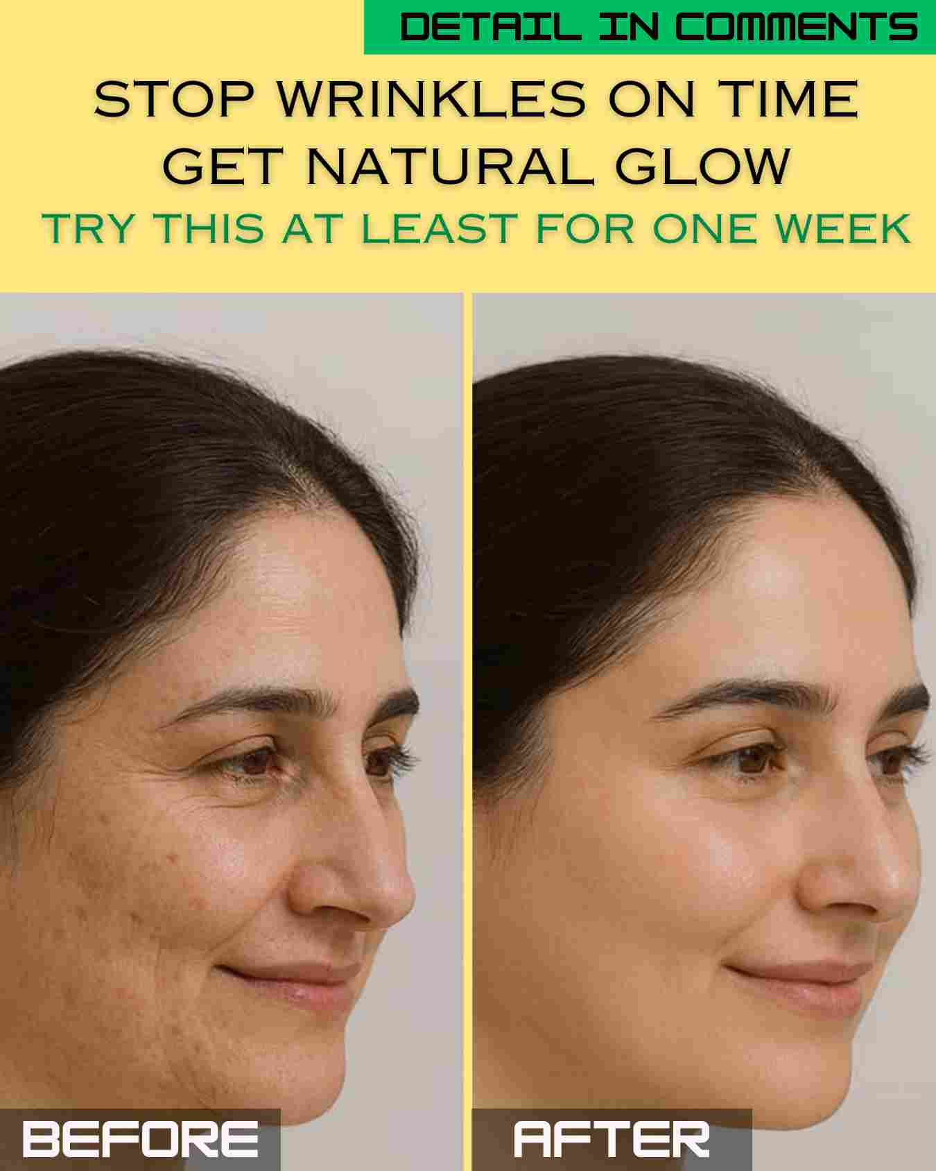 Stop Wrinkles on Time & Get a Natural Glow – Try This for Just One Week!