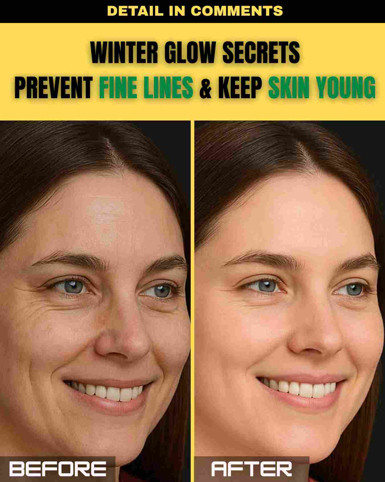 Winter Glow Secrets: Prevent Fine Lines & Keep Skin Young Naturally