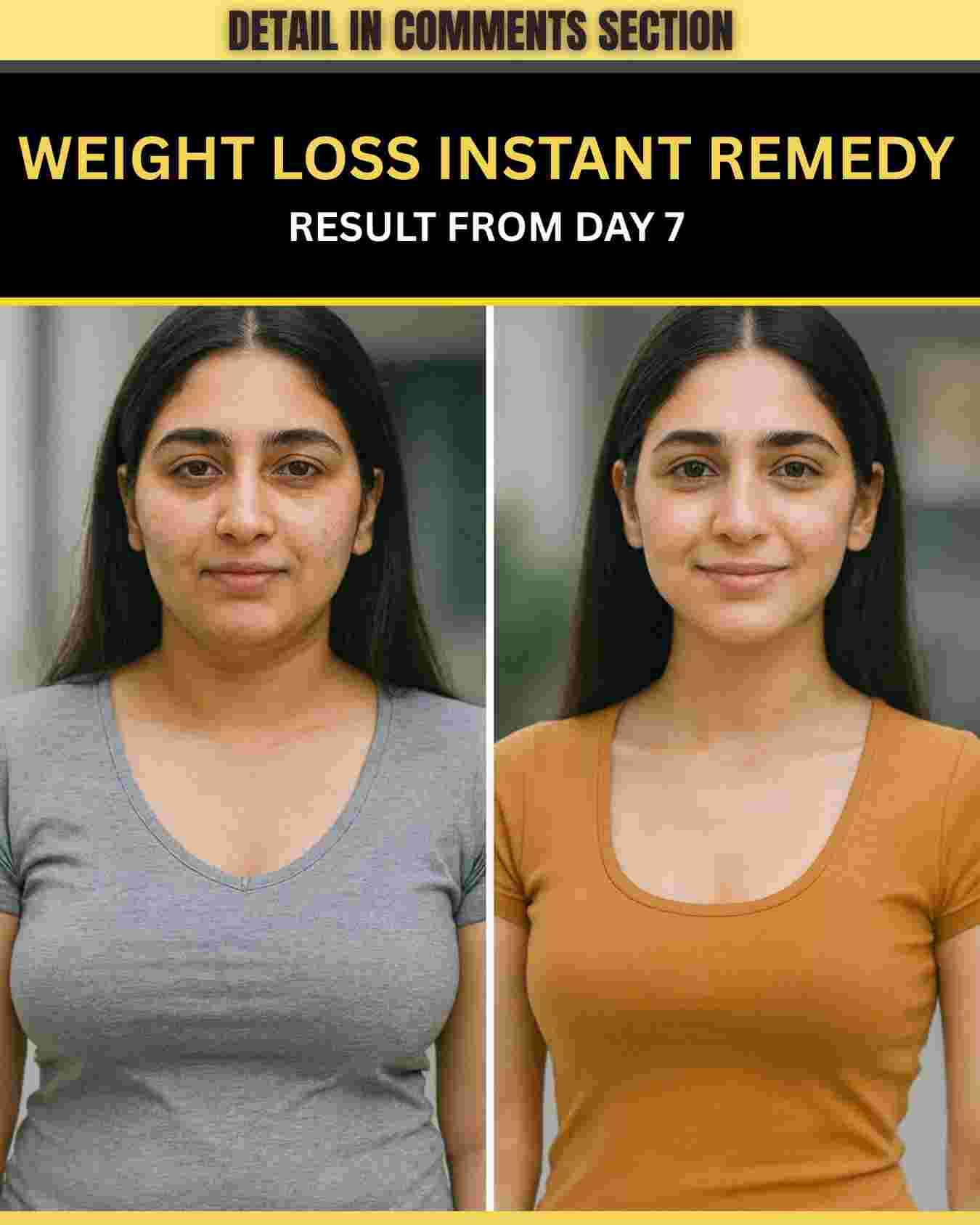 WEIGHT LOSS INSTANT REMEDY – RESULT FROM DAY 7