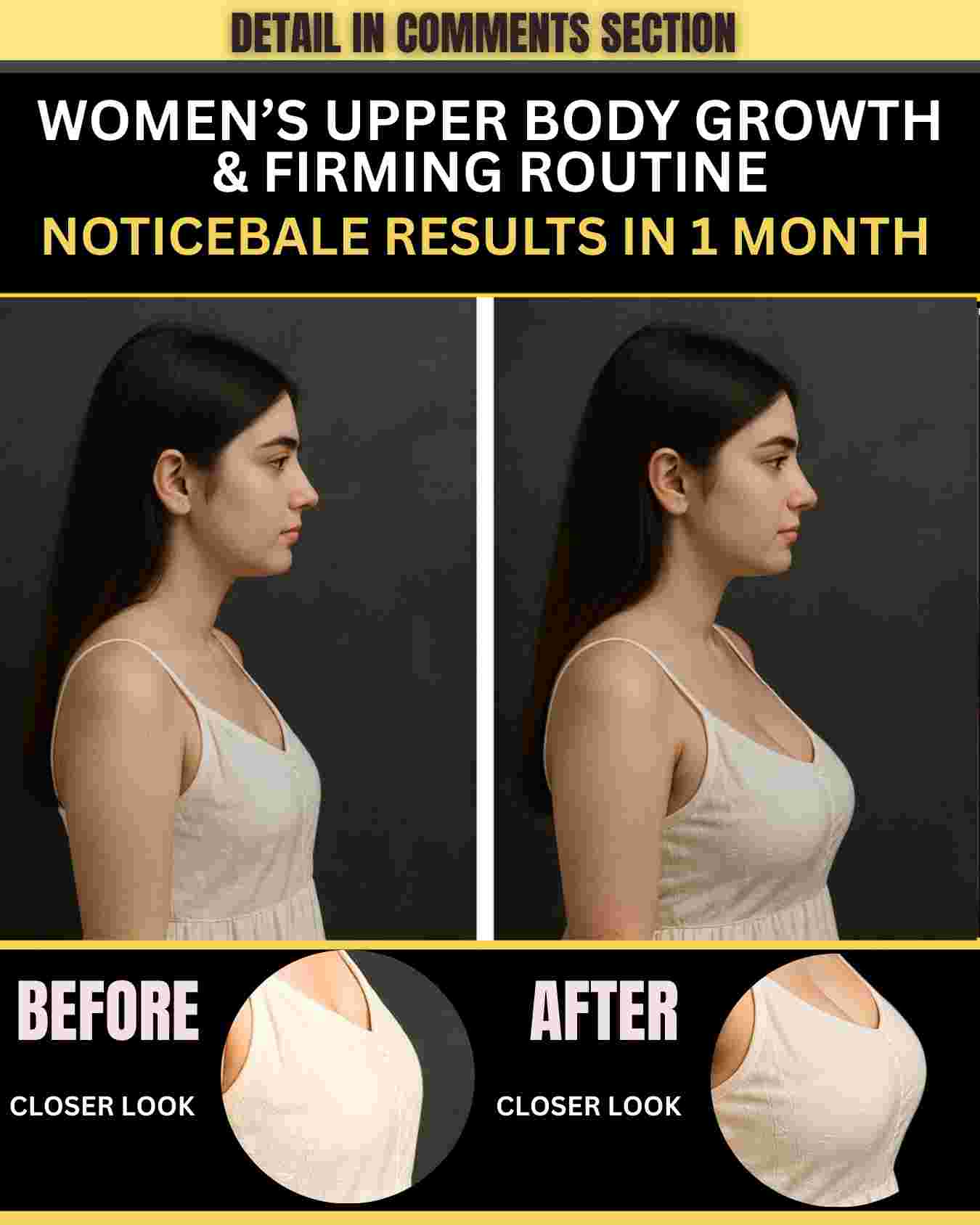 Women’s Upper Body Growth & Firming Routine – Noticeable Results in 1 Month