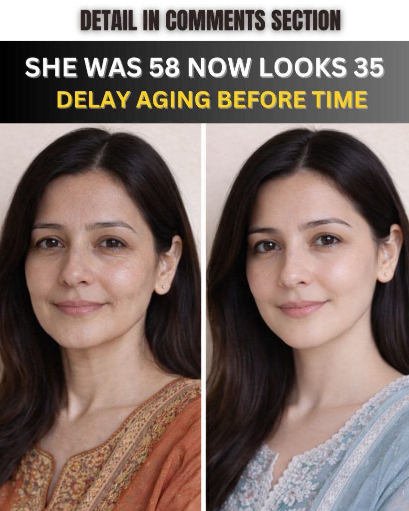 Delay Aging Skin Before Time – She Was 58, Now Looks 35