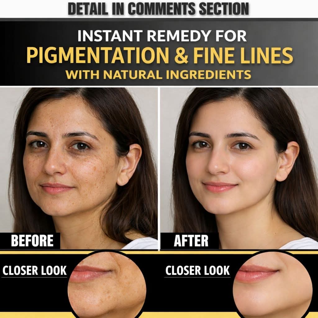 Instant Remedy for Pigmentation & Fine Lines Using Natural Ingredients