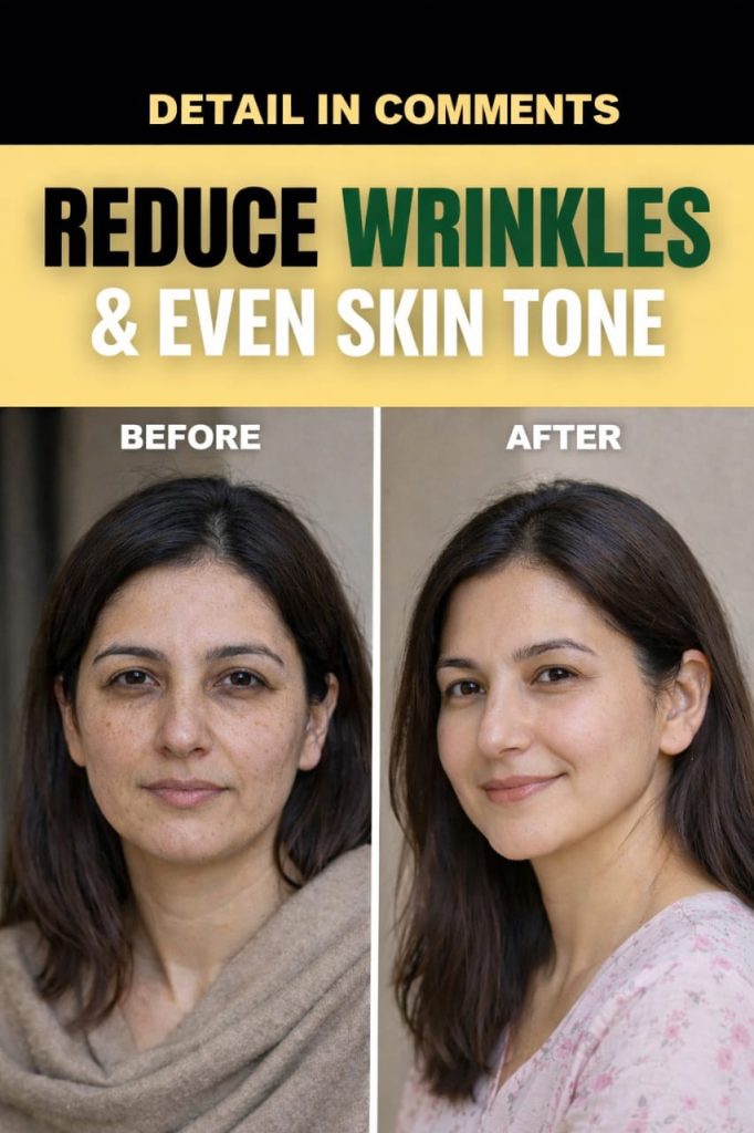Reduce Wrinkles and Even Skin Tone Naturally