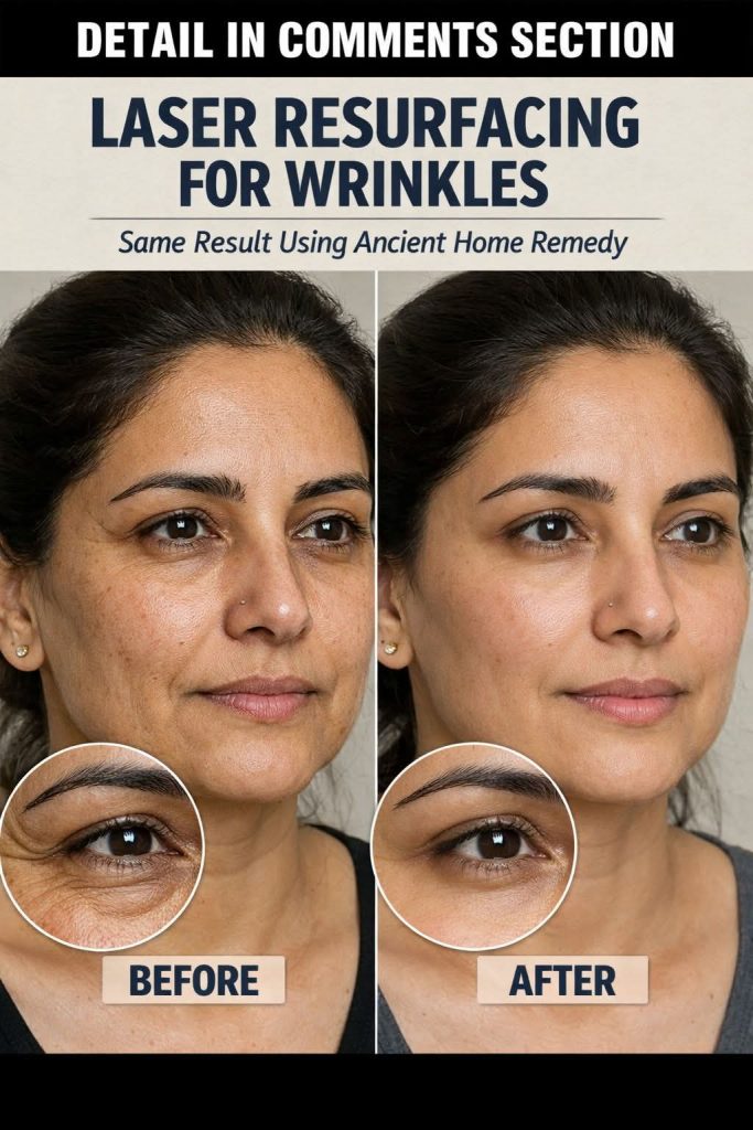 Laser Resurfacing for Wrinkles: Same Results Using Ancient Home Remedies