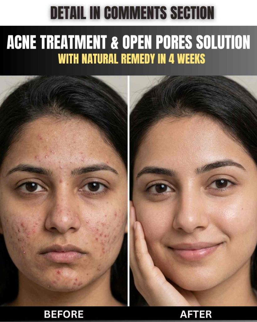 Acne Treatment & Open Pores Solution with Natural Remedies (4-Week Skin Repair Guide)