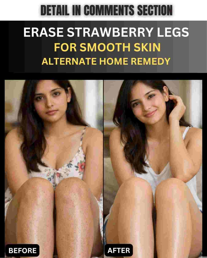 Eliminate Strawberry Legs Naturally Achieve Smooth, Even-Toned Skin at Home