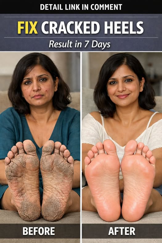 Fix Cracked Heels Naturally in 7 Days