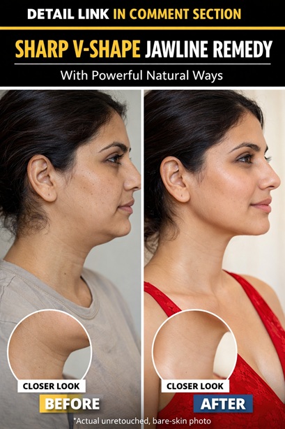 Get a Sharp V-Shape Jawline Naturally Dual Remedies, Herbal Drinks, Diet Plans, and Targeted Exercises
