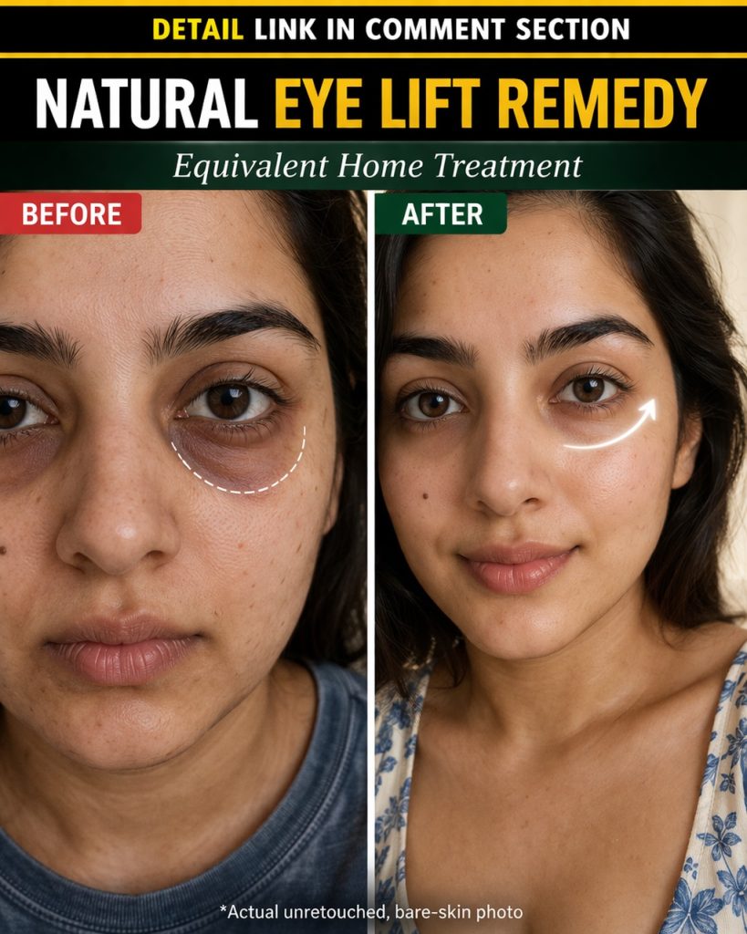 Natural Eye Lift Remedy at Home: Reduce Dark Circles, Puffiness, and Sagging with Dual Treatments
