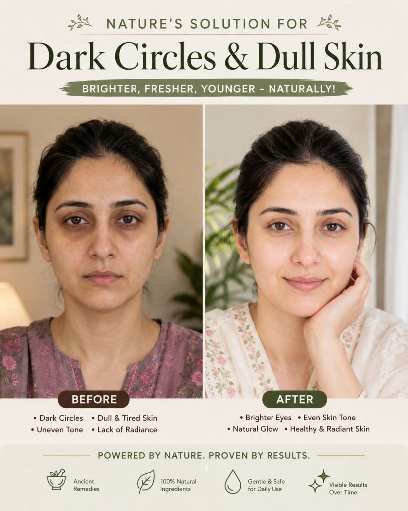 Remove Dark Circles and Dull Skin Naturally for Every Skin Type