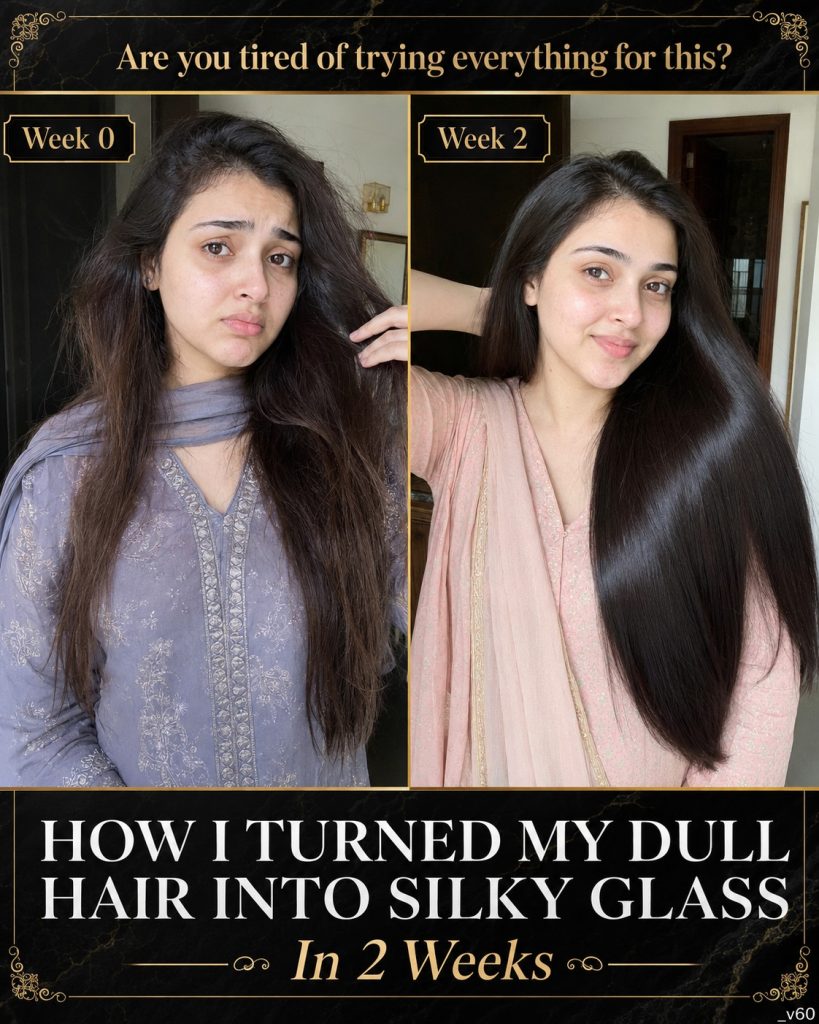 How I Turned My Dull Hair Into Silky Glass Hair in 2 Weeks