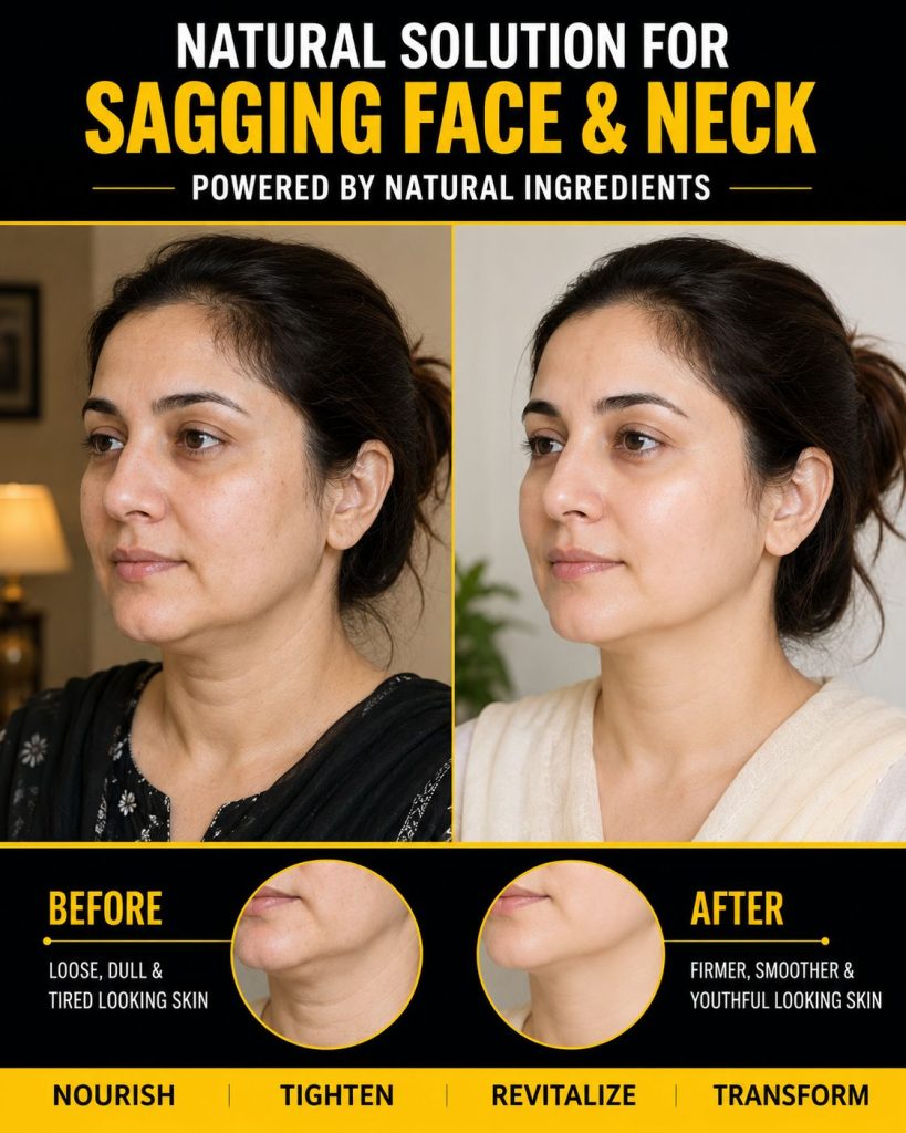 Natural Solution for Sagging Face & Neck