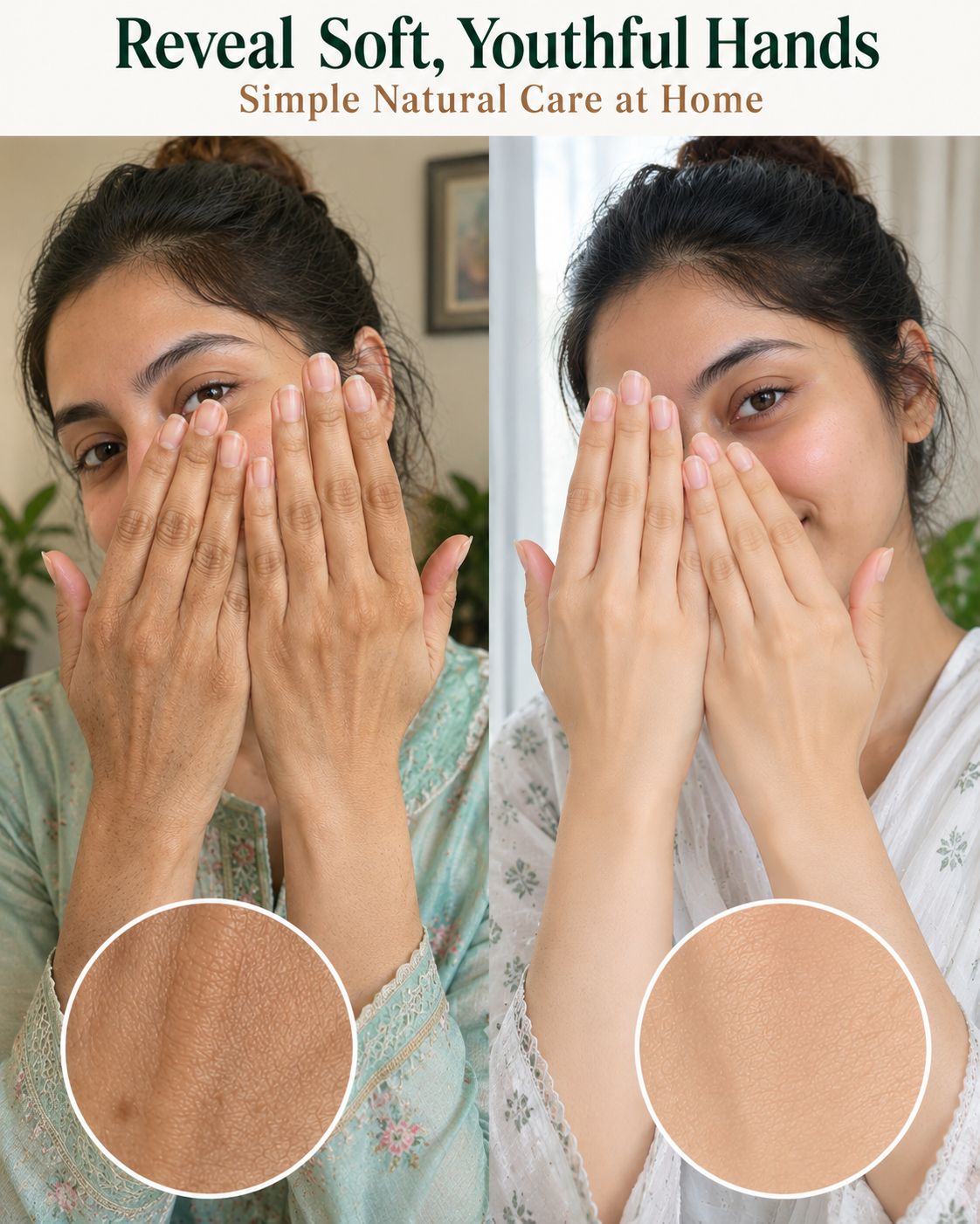 Reveal Soft, Youthful Hands Naturally at Home