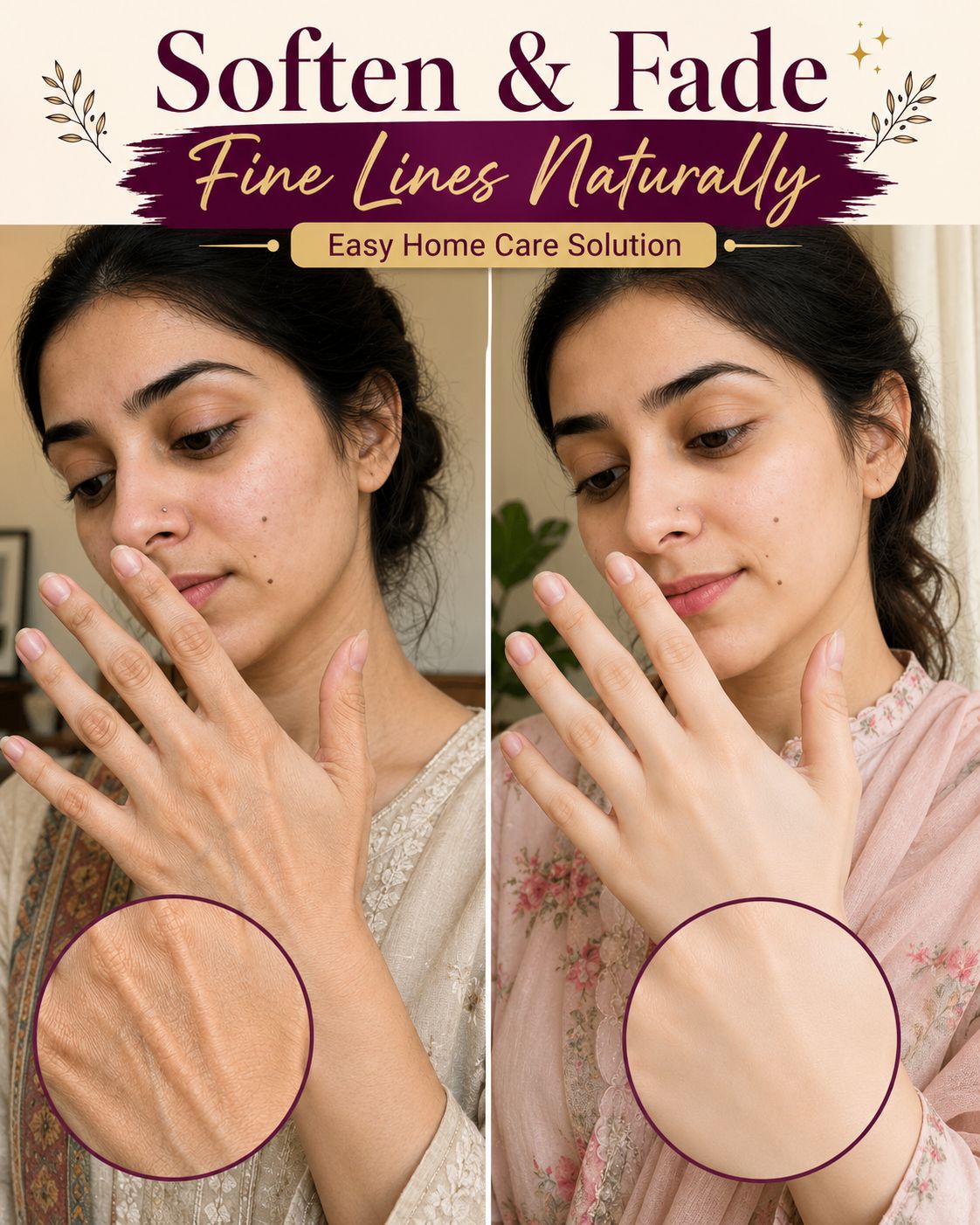 Soften & Fade Fine Lines Naturally – Easy Home Care Solution
