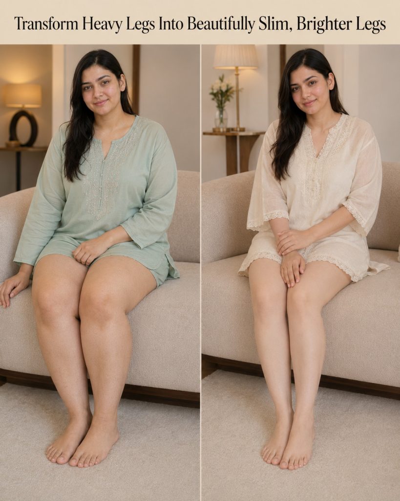 Transform Heavy Legs Into Beautifully Slim, Brighter Legs Naturally