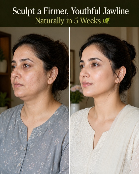 Sculpt a Firmer, Youthful Jawline Naturally in 5 Weeks