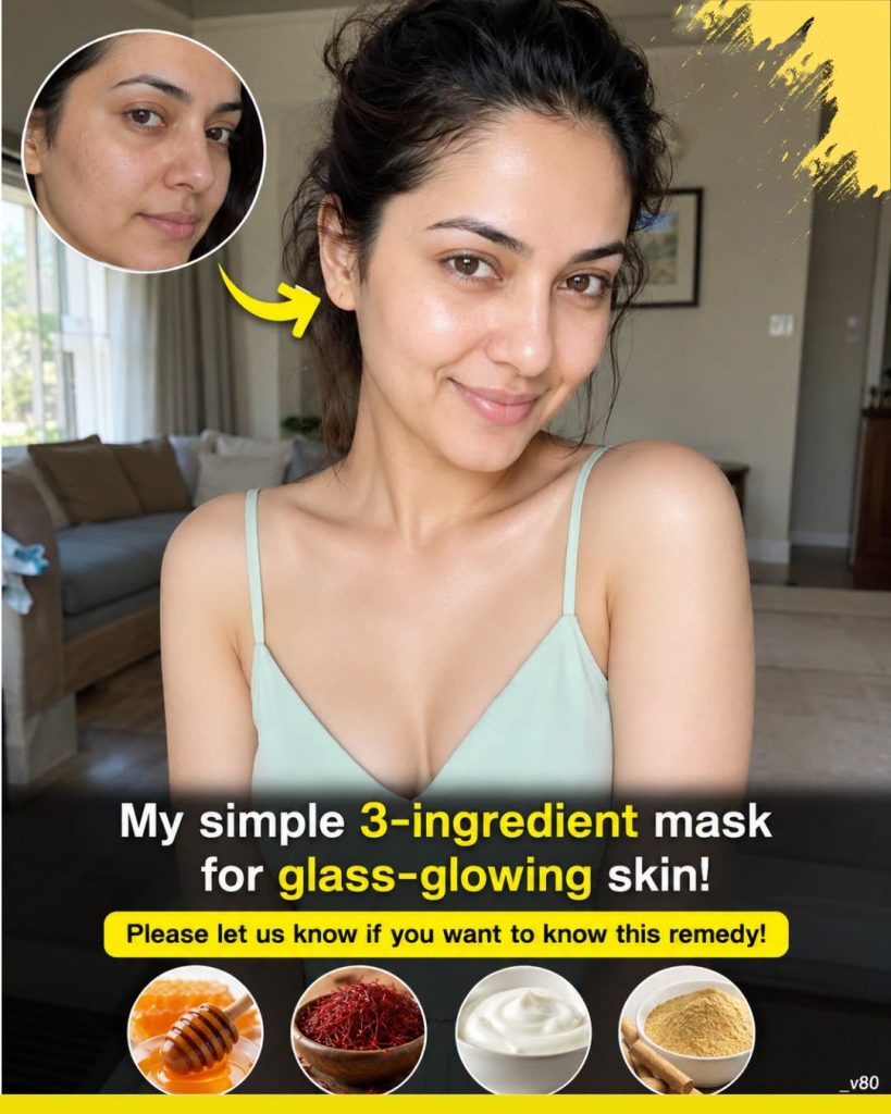 Get Glass-Glowing Skin Naturally: A Simple Saffron, Yogurt, and Honey Mask Backed by Science