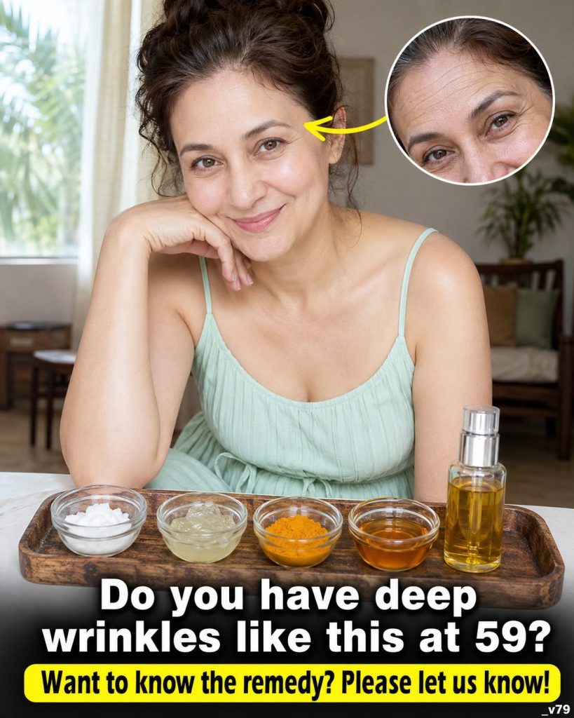 Reverse Deep Wrinkles Naturally After 55: Skin-Type Remedies Using Aloe Vera, Turmeric, Honey, and Natural Oils