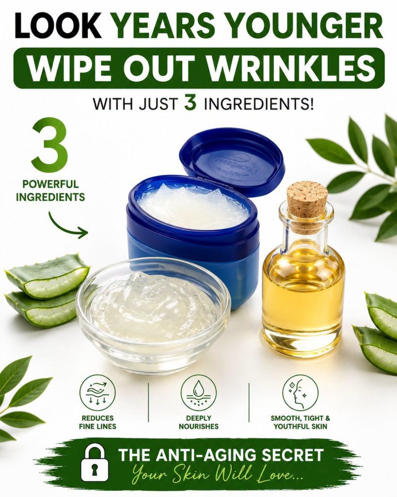 Look Years Younger: Wipe Out Wrinkles with 3 Simple Ingredients