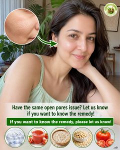 Natural Oat and Tomato Remedy for Open Pores