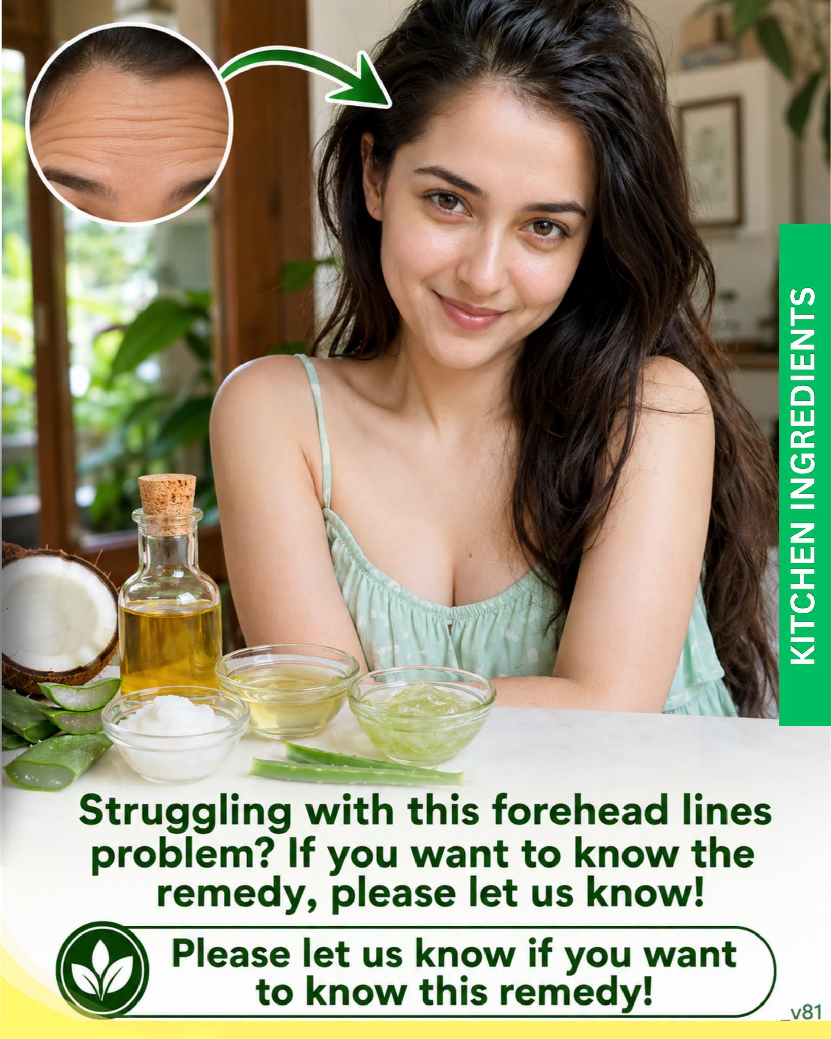 Struggling With Forehead Lines? A Kitchen Remedy That Helps Skin Look Smoother Naturally
